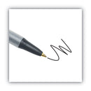 BIC Ecolutions Clic Stic Ballpoint Pen, Retractable, Medium 1 mm, Black Ink, Clear Barrel, Dozen