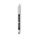 BIC PrevaGuard Ballpoint/Stylus Pen, Retractable, Medium 1 mm, Black Ink/Black Barrel, Dozen