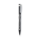 BIC Intensity Porous Point Pen, Stick, Fine 0.5 mm, Black Ink, Black Barrel, Dozen