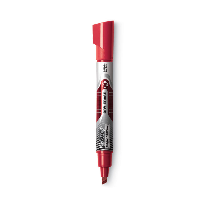 BIC Intensity Advanced Dry Erase Marker, Tank-Style, Broad Chisel Tip, Assorted Colors, Dozen