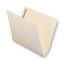 Smead Manila End Tab Fastener Folders with Reinforced Tabs, 14-pt Stock, 2 Fasteners, Letter Size, Manila Exterior, 50/Box