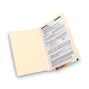 Smead Manila End Tab Fastener Folders with Reinforced Tabs, 11-pt Stock, 1 Fastener, Legal Size, Manila Exterior, 50/Box