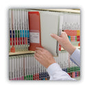 Smead End Tab Pressboard Classification Folders with Two SafeSHIELD Coated Fasteners, 1" Expansion, Legal Size, Gray-Green, 25/Box