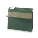 Smead Hanging Folders, Letter Size, 1/5-Cut Tabs, Standard Green, 25/Box
