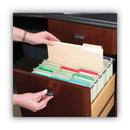 Smead Interior File Folders, 1/3-Cut Tabs: Assorted, Legal Size, 0.75" Expansion, Manila, 100/Box