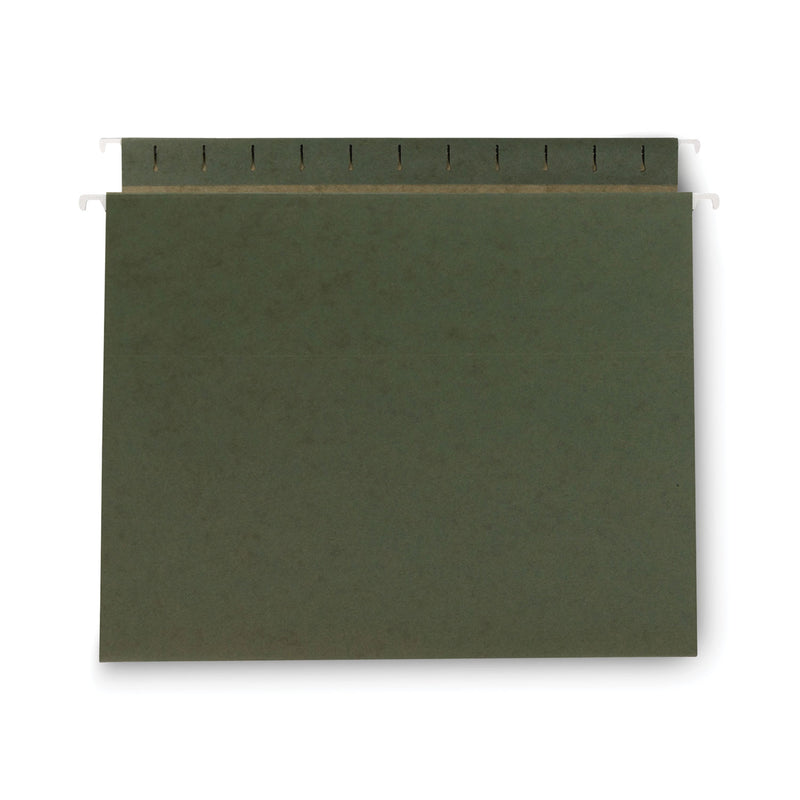 Smead Box Bottom Hanging File Folders, 2" Capacity, Letter Size, Standard Green, 25/Box