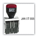 COSCO 2000PLUS Traditional Date Stamp, Six Years, 1.38" x 0.19"