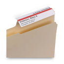 Smead Viewables Hanging Folder Tabs and Labels, Complete Bulk Pack Refill, 1/3-Cut, Assorted Colors, 3.5" Wide, 100/Box