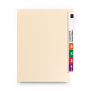 Smead Heavyweight Manila End Tab Folders, 9.5" High Front, Straight 1-Ply Tabs, Letter Size, 0.75" Expansion, Manila, 100/Box