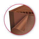 Smead TUFF Expanding Wallet, 21 Sections, Elastic Cord Closure, 1/21-Cut Tabs, Letter Size, Redrope