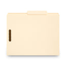 Smead Top Tab Fastener Folders, Guide-Height 2/5-Cut Tabs: Right of Center, 2 Fasteners, Letter Size, 11-pt Manila Exterior, 50/Box