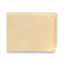 Smead Heavyweight Manila End Tab Pocket Folders, Interior Front Panel Pocket, Straight Tabs, Letter Size, 11-pt Manila, 50/Box