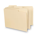 Smead Interior File Folders, 1/3-Cut Tabs: Assorted, Letter Size, 0.75" Expansion, Manila, 100/Box