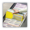 Smead Colored File Pockets, 3.5" Expansion, Letter Size, Yellow