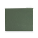 Smead Hanging Folders, Letter Size, 1/5-Cut Tabs, Standard Green, 25/Box