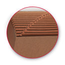 Smead TUFF Expanding Open-Top Stadium File, 21 Sections, 1/21-Cut Tabs, Legal Size, Redrope