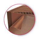 Smead TUFF Expanding Open-Top Stadium File, 21 Sections, 1/21-Cut Tabs, Letter Size, Redrope