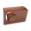 Smead TUFF Expanding Open-Top Stadium File, 21 Sections, 1/21-Cut Tabs, Legal Size, Redrope