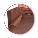 Smead TUFF Expanding Wallet, 12 Sections, Elastic Cord Closure, 1/6-Cut Tabs, Letter Size, Redrope