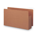 Smead Heavy-Duty Redrope End Tab TUFF Pockets, 3.5" Expansion, Legal Size, Redrope, 10/Box