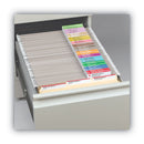 Smead Viewables Hanging Folder Tabs and Labels, Complete Bulk Pack Refill, 1/3-Cut, Assorted Colors, 3.5" Wide, 100/Box