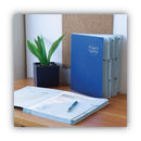 Smead 10-Pocket Project Organizer with Indexed Tabs (1-10), 10 Sections, Unpunched, 1/3-Cut Tabs, Letter Size, Lake Blue/Navy Blue