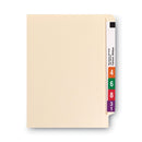 Smead Heavyweight Manila End Tab Folders, 9.5" High Front, Reinforced Straight Tabs, Legal Size, 0.75" Expansion, Manila, 100/Box