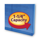 Smead Poly String and Button Interoffice Envelopes, Open-End (Vertical), 9.75 x 11.63, Transparent Blue, 5/Pack