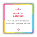 Method Gel Hand Wash, Pink Grapefruit, 12 oz Pump  Bottle, 6/Carton