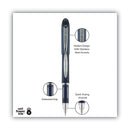 uniball Jetstream Ballpoint Pen, Stick, Fine 0.7 mm, Black Ink, Black Barrel