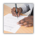 uniball Jetstream Ballpoint Pen, Stick, Fine 0.7 mm, Black Ink, Black Barrel