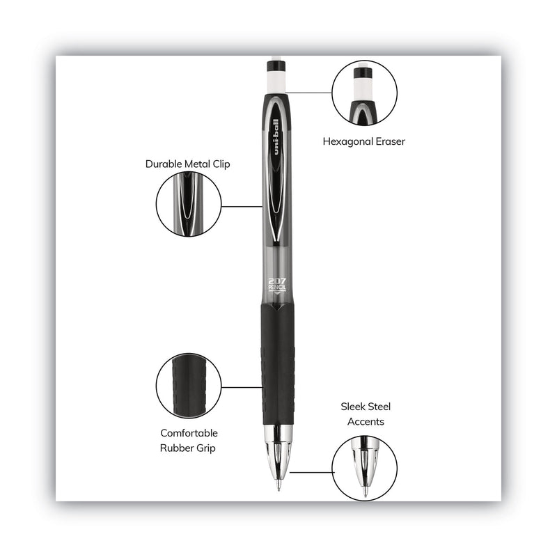 uniball 207 Mechanical Pencil, 0.7 mm, HB (