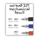 uniball 207 Mechanical Pencil, 0.7 mm, HB (