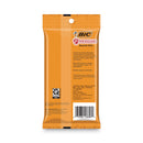 BIC PrevaGuard Ballpoint Pen, Stick, Medium 1 mm, Blue Ink/Blue Barrel, 8/Pack