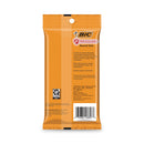 BIC PrevaGuard Ballpoint Pen, Stick, Medium 1 mm, Black Ink/Black Barrel, 8/Pack