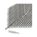 BIC Round Stic Xtra Life Ballpoint Pen, Stick, Medium 1 mm, Black Ink, Smoke Barrel, Dozen