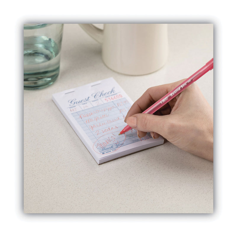 BIC Round Stic Xtra Life Ballpoint Pen Xtra-Value Pack, Stick, Medium 1.2 mm, Assorted Ink Colors, Gray Barrel, 240/Carton