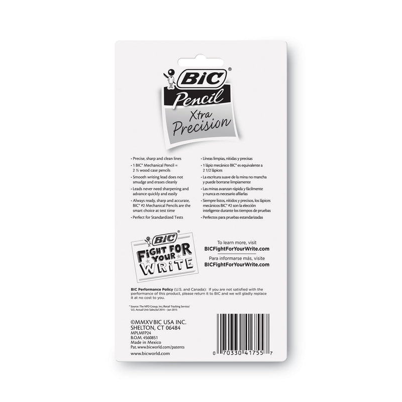 BIC Xtra-Precision Mechanical Pencil Value Pack, 0.5 mm, HB (
