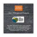 World Centric TPLA Compostable Cutlery, Fork, 6.3", White, 750/Carton