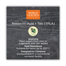 World Centric TPLA Compostable Cutlery, Spoon, 6", White, 750/Carton
