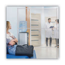 MasterVision Protector Series Mobile Glass Panel Divider, 49 x 22 x 81, Clear/Aluminum