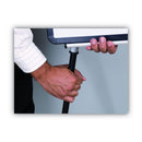 MasterVision Magnetic Gold Ultra Dry Erase Tripod Easel with Extension Arms, 32" to 72", Black/Silver