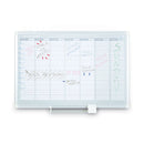 MasterVision Weekly Planner, 36x24, Aluminum Frame