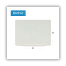 MasterVision Magnetic Glass Dry Erase Board, 36 x 24 Opaque White