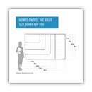 MasterVision Magnetic Glass Dry Erase Board, 36 x 24 Opaque White