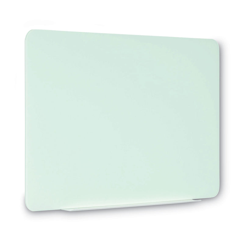 MasterVision Magnetic Glass Dry Erase Board, 48 x 36, Opaque White