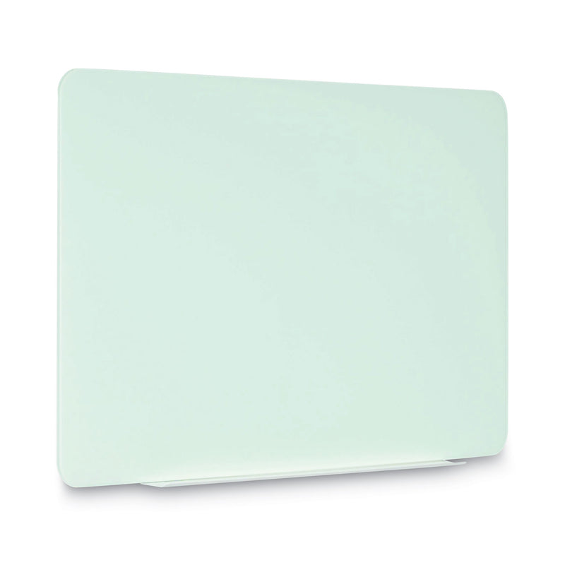 MasterVision Magnetic Glass Dry Erase Board, 60 x 48, Opaque White