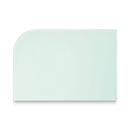 MasterVision Magnetic Glass Dry Erase Board, 60 x 48, Opaque White