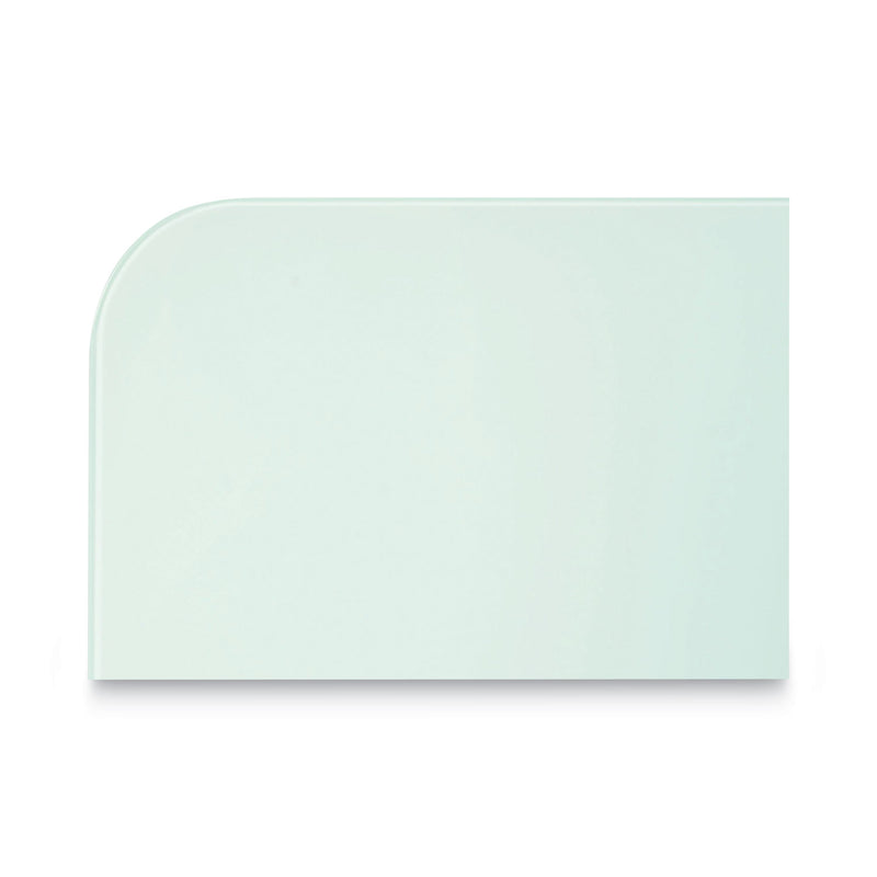 MasterVision Magnetic Glass Dry Erase Board, 60 x 48, Opaque White