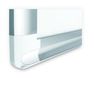 MasterVision Grid Planning Board, 1" Grid, 72 x 48, White/Silver